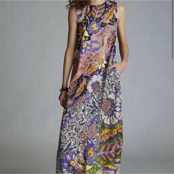 New Anthropologie Alanna maxi dress
size XS 
NWOT retail $239 - Picture 3 of 10